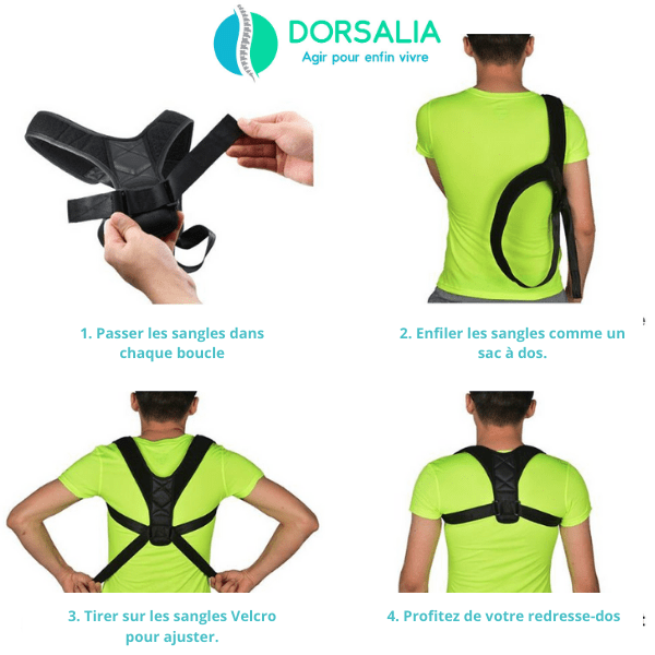 Sangle sales redresse dos