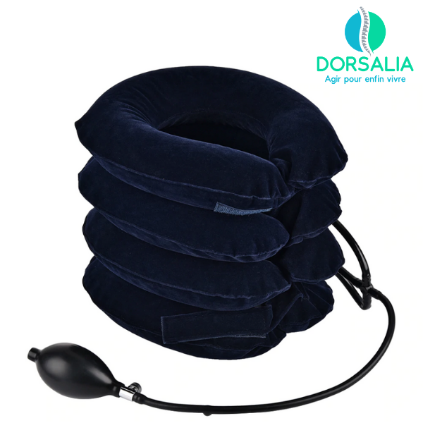 Coussin cervical gonflable